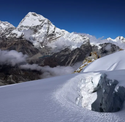 On the way to Mera High Camp